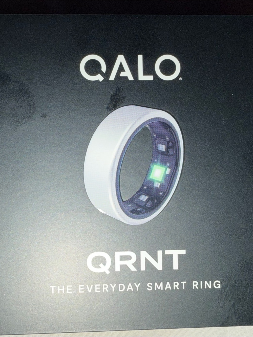 QALO QRNT Smart Ring in silver